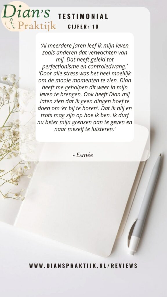 Testimonial Esmée
