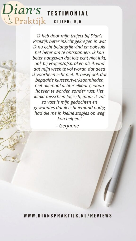 Testimonial Gerjanne
