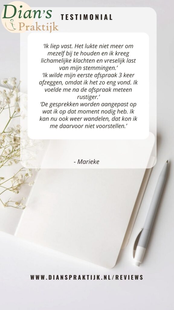 Testimonial Marieke